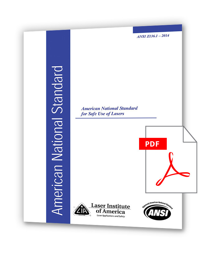 دانلود استاندارد ANSI Z136.1 (2014) - Safe Use of Lasers خرید استاندارد