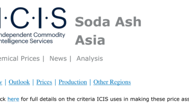 دریافت آخرین قیمتهای سودا اش از مجلات ایسیس ICIS Soda Ash Europe and US Asia-Pacific گزارش تحلیلی Soda Ash Price Trend and Forecast