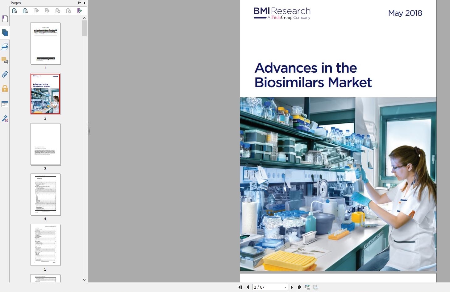 دانلود ریپورت Advances in the Biosimilars Market از بیزینس مانیتور خرید گزارش پیشرفت در بازار Biosimilars خرید Report از Business Monitor دریافت گزارشات BMI گیگاپیپر