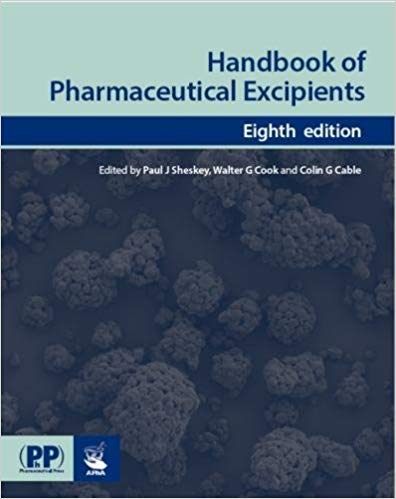 خرید ایبوک Handbook of Pharmaceutical Excipients 8th Edition دانلود کتاب راهنمای مواد شیمیایی مورد استفاده در دارو نسخه هشتم download PDF 0857112716