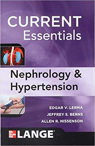 خرید ایبوک Current Essentials of Diagnosis & Treatment in Nephrology & Hypertension دانلود کتاب ملزومات فعلی تشخیص و درمان در نفرولوژی و فشار خون بالا