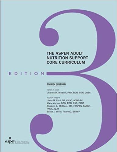 خرید ایبوک ASPEN Adult Nutrition Support Core Curriculum, 3rd Edition دانلود ASPEN بزرگسالان تغذیه پشتیبانی برنامه هسته اصلی، نسخه 3 