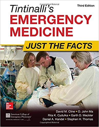 خرید ایبوک Tintinalli's Emergency Medicine: Just the Facts, Third Edition دانلود کتاب پزشکی اضطراری Tintinalli: فقط آمار، نسخه سوم