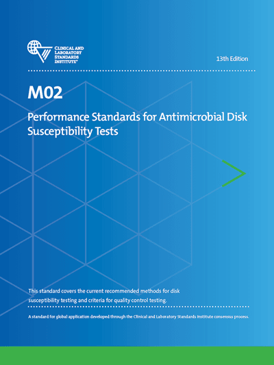 خرید استاندارد CLSI M02 دانلود استاندارد Performance Standards for Antimicrobial Disk Susceptibility Tests, 13th Edition