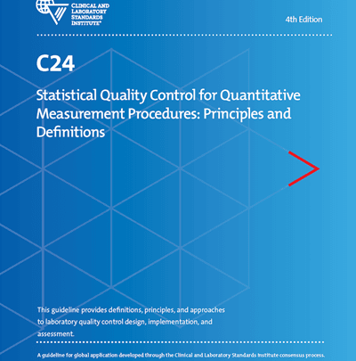 خرید استاندارد CLSI C24 دانلود استاندارد Statistical Quality Control for Quantitative Measurement Procedures: Principles and Definitions, 4th Edition
