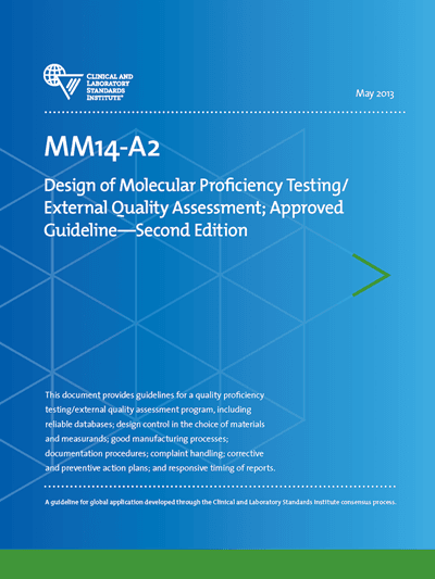 خرید استاندارد CLSI MM14 دانلود استاندارد Design of Molecular Proficiency Testing/External Quality Assessment, 2nd Edition