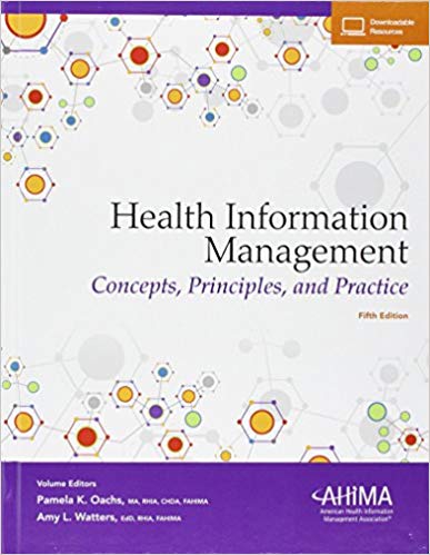 خرید ایبوک Health Information Management Concepts Principles Practice دانلود کتاب اصول تمرین مدیریت اطلاعات سلامت 