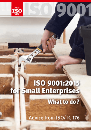 Cover page: ISO 9001:2015 for Small Enterprises - What to do?