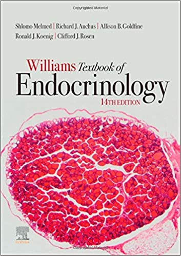 دانلود کتاب Williams Textbook of Endocrinology 14th Edition خرید کتاب درسی endokrinology ویرایش چهاردهم ویلیامز