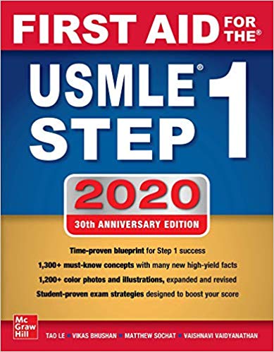 خرید ایبوک First Aid for the USMLE Step 1 دانلود اولین کمک برای USMLE مرحله 1 نسخه 30 ام سال 2020 download pdf