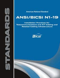 خرید استاندارد BICSI N1-2019 Installation Practices for Telecommunications and ICT Cabling دانلود استاندارد ایزو شیوه های نصب BICSI N1-2019 برای ارتباطات از راه دور و کابل کشی BICSI