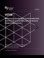 خرید استاندارد CLSI VET08 دانلود استانداردPerformance Standards for Antimicrobial Disk and Dilution Susceptibility Tests for Bacteria Isolated From Animals 4th Edition VET08Ed4E
