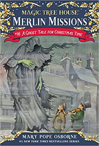 دانلود کتاب A Ghost Tale for Christmas Time Magic Tree House Merlin Missions Book 16 خرید ایبوک حوا امپراتور پنگوئن دانلود کتابهای کودک Mary Pope Osborne