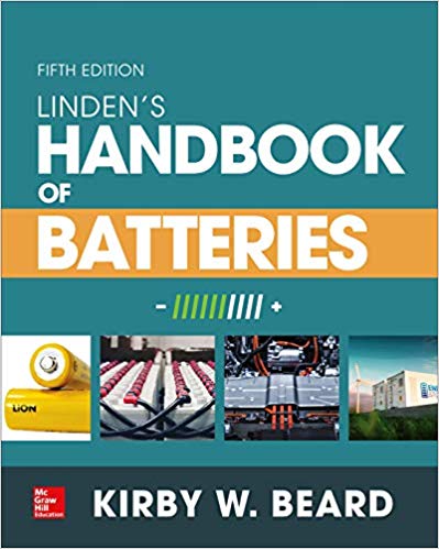 دانلود کتاب Linden's Handbook of Batteries 5th Edition خرید هندبوک باتری لیندن نسخه پنجم 1260115925 978 Free Download PDF 1260115925 دانلود ایبوک لیندن
