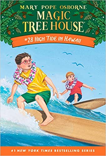 دانلود کتاب High Tide in Hawaii Magic Tree House Book 28 خرید ایبوک جزر و مد در هاوایی دانلود کتابهای کودک Mary Pope Osborne