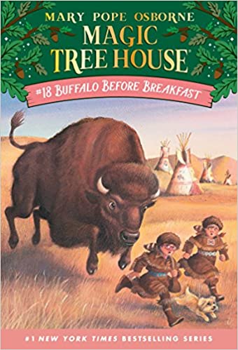 دانلود کتاب Buffalo Before Breakfast (Magic Tree House Book 18) خرید ایبوک بوفالو قبل از صبحانه دانلود کتابهای کودک Mary Pope Osborne