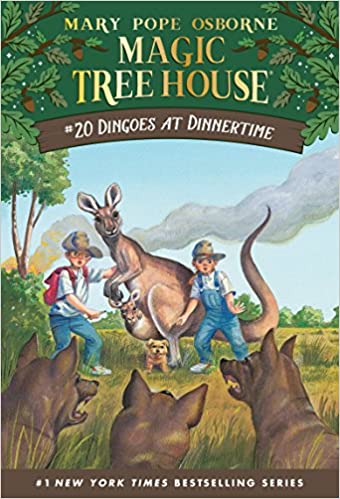 دانلود کتاب Dingoes at Dinnertime Magic Tree House Book 20 خرید ایبوک وقت شام در دینگو دانلود کتابهای کودک Mary Pope Osborne