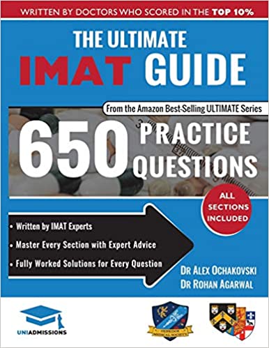 خرید ایبوک The Ultimate IMAT Guide 650 Practice Questions Fully Worked Solutions دانلود کتاب راه حل های کار شده به طور کامل راهنمای نهایی IMAT 650 تمرین