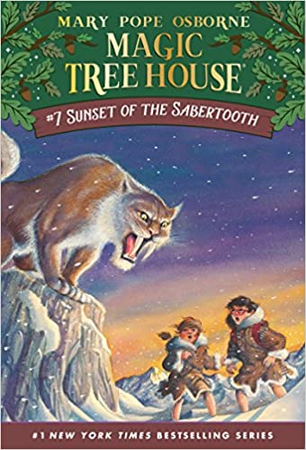 دانلود کتاب Sunset of the Sabertooth Magic Tree House Book 7 خرید ایبوک غروب آفتاب از Sabertooth دانلود کتابهای کودک Mary Pope Osborne