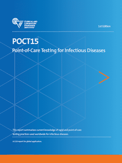 خرید استاندارد POCT15 دانلود استاندارد Point-of-Care Testing for Infectious Diseases, 1st Edition دانلود استاندارد تست نقطه مراقبت از بیماریهای عفونی 