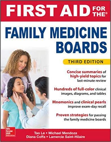 خرید ایبوک First Aid for the Family Medicine Boards 3rd Edition دانلود کتاب کمک اول برای انجمن پزشکی خانواده نسخه سوم ISBN-13: 978-1259835018