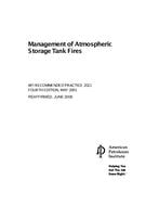 خرید استاندارد API RP 2021 دانلود استاندارد API RP 2021 دانلود استاندارد Management of Atmospheric Storage Tank Fires, Fourth Edition