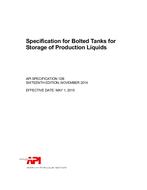 خرید استاندارد API SPEC 12B دانلود استاندارد API SPEC 12B دانلود استاندارد Specification for Bolted Tanks for Storage of Production 