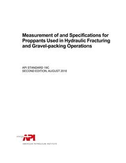 خرید استاندارد API 19C دانلود استاندارد API 19C خرید API 19C دانلود استاندارد Measurement of Proppants Used in Hydraulic Fracturing 