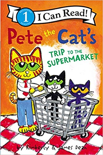 دانلود کتاب آموزش زبان کودک Pete the Cat's Trip to the Supermarket دانلود ایبوک آموزش زبان کودک سفر گربه به سوپرمارکت