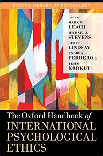 دانلود کتاب The Oxford Handbook of International Psychological Ethics خرید کتاب اخلاق روانشناسی بین المللی آکسفورد