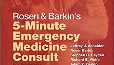 ایبوک Rosen Barkin's 5-Minute Emergency Medicine Consult 6th Edition خرید کتاب مشاوره 5 دقیقه ای فوریت پزشکی روزن و بارکین
