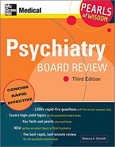 ایبوک Psychiatry Board Review Pearls of Wisdom خرید کتاب بررسی هیئت روانپزشکی مرواریدهای خرد ISBN-13: 978-0071549714