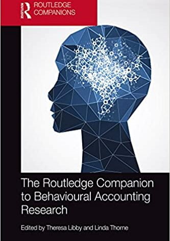 ایبوک The Routledge Companion to Behavioural Accounting Research خرید کتاب همراه Routledge برای تحقیقات حسابداری رفتاری