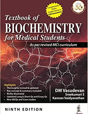 دانلود کتاب Textbook of Biochemostry for Medical Students 9th دانلود کتاب درسی بیوشیمی برای دانشجویان پزشکی نهم